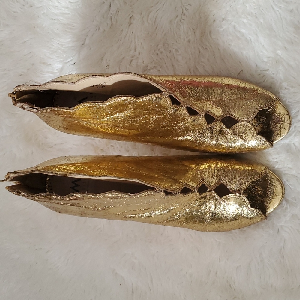 Metallic Gold Booties - Picture 2 of 4